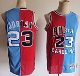 Bulls 23 Michael Jordan Blue Red Split Hardwood Classics Jersey,baseball caps,new era cap wholesale,wholesale hats